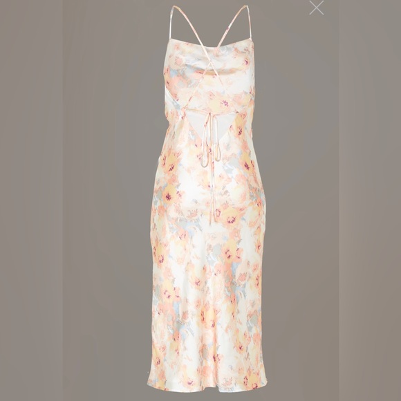 Bardot Floral Slip Dress - Picture 2 of 9